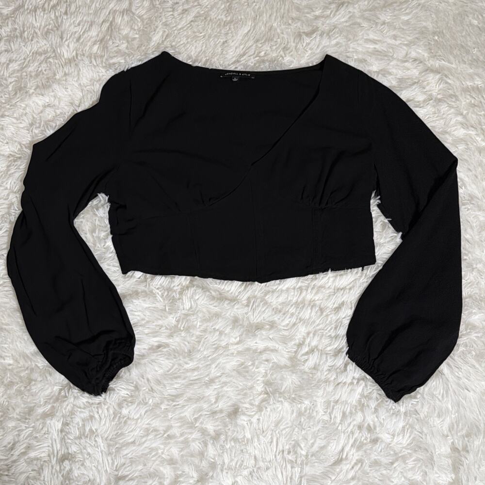 Kendall & Kylie Long Sleeve Top Size Large